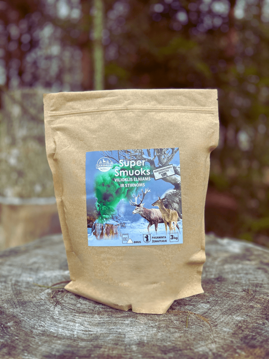 🎁 Vilioklis elniams ir stirnoms – SuperSmuoks, 3kg (100% off) - Masals