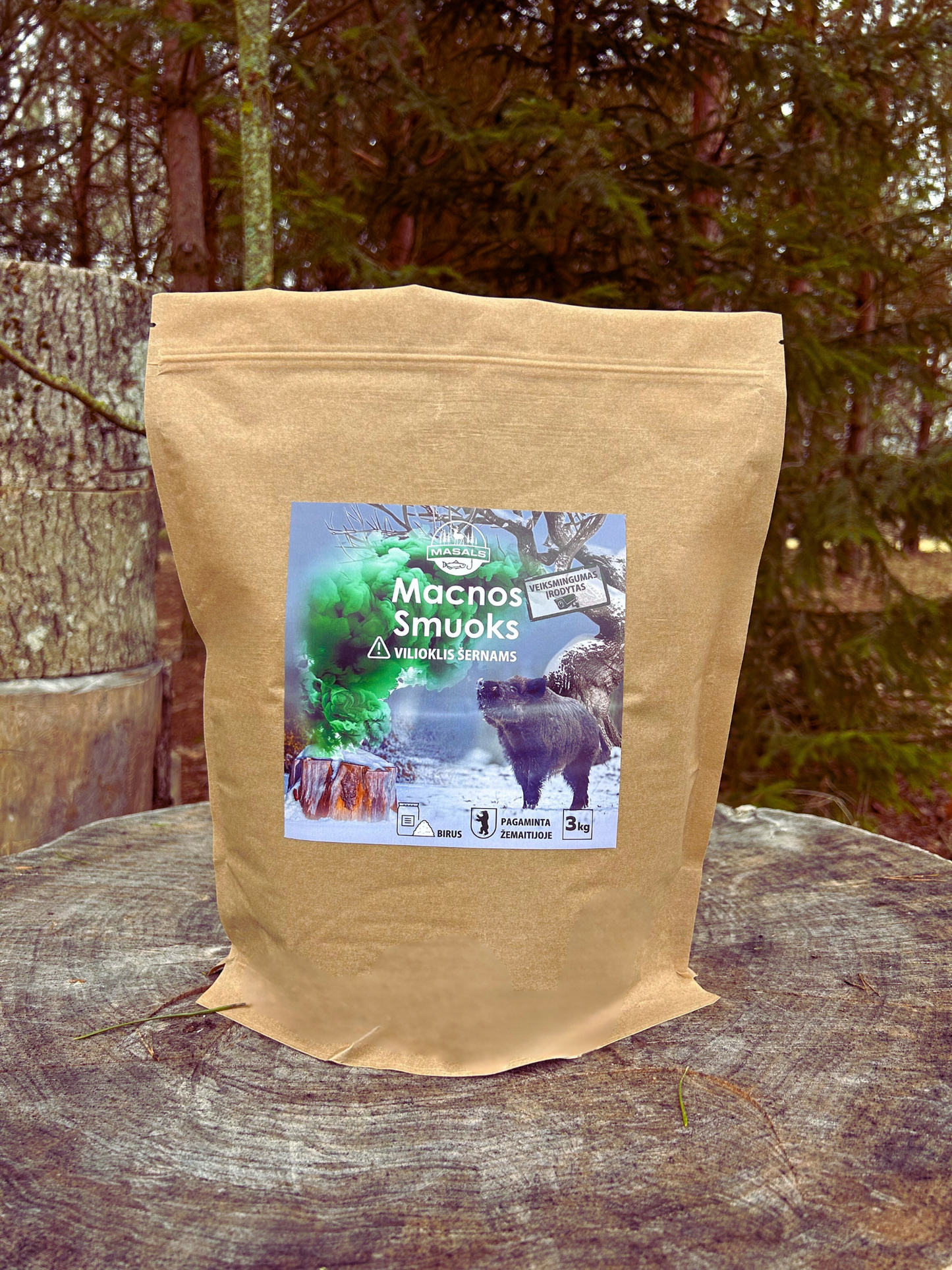 Vilioklis šernams - MacnosSmuoks, 3 kg.