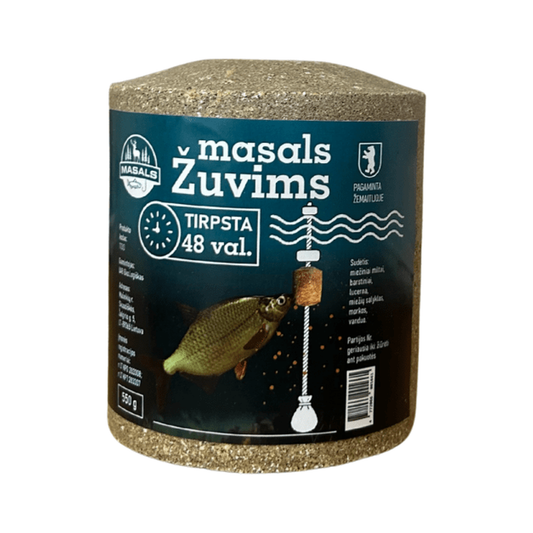 Masals žuvims - natūralus 48 val. tirpstantis jaukas, 520g
