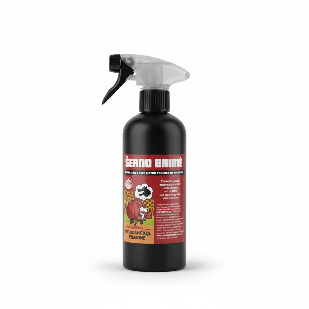 Šerno baimė - repelentas laukiniams gyvūnams (500 ml)