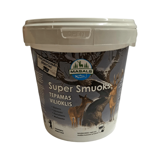 SuperSmuoks – intensyvaus kvapo tepamas vilioklis žvėrims (1.5 kg)