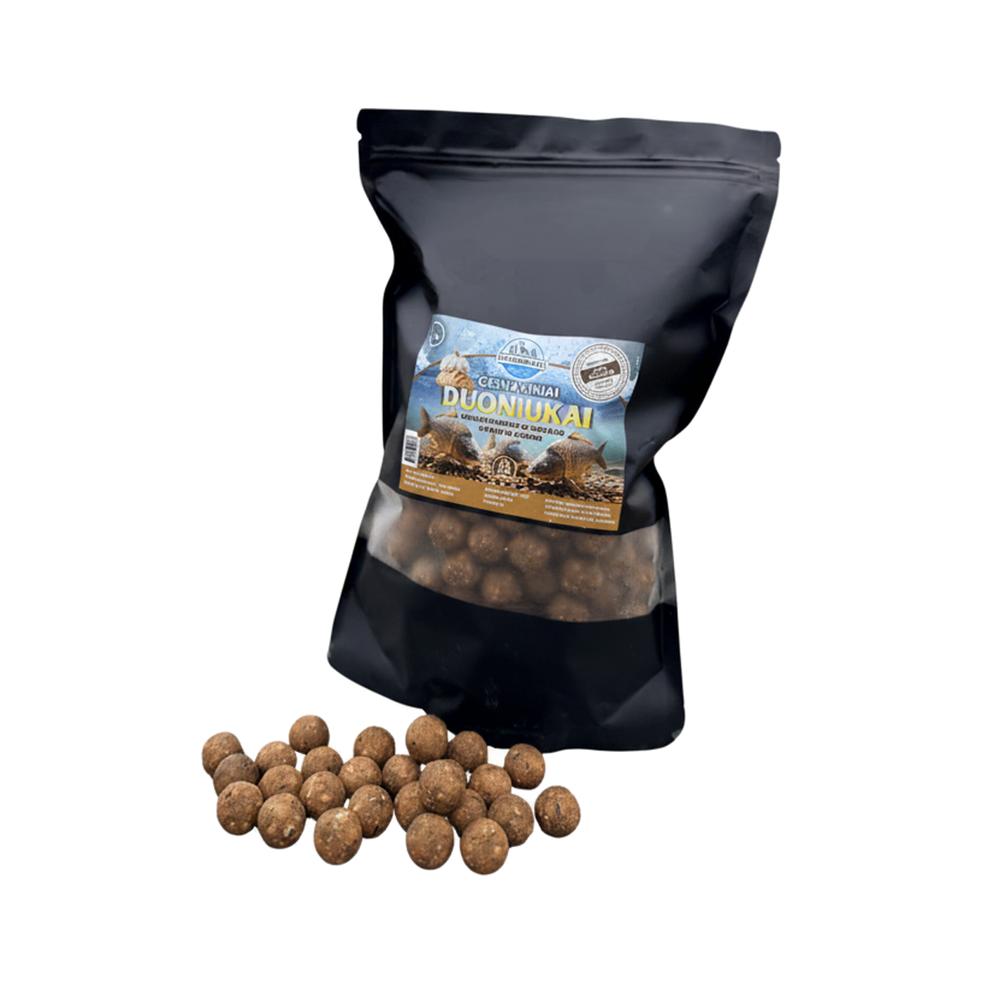 Masals boiliai „Česnakiniai duoniukai“, 18 mm, 1 kg