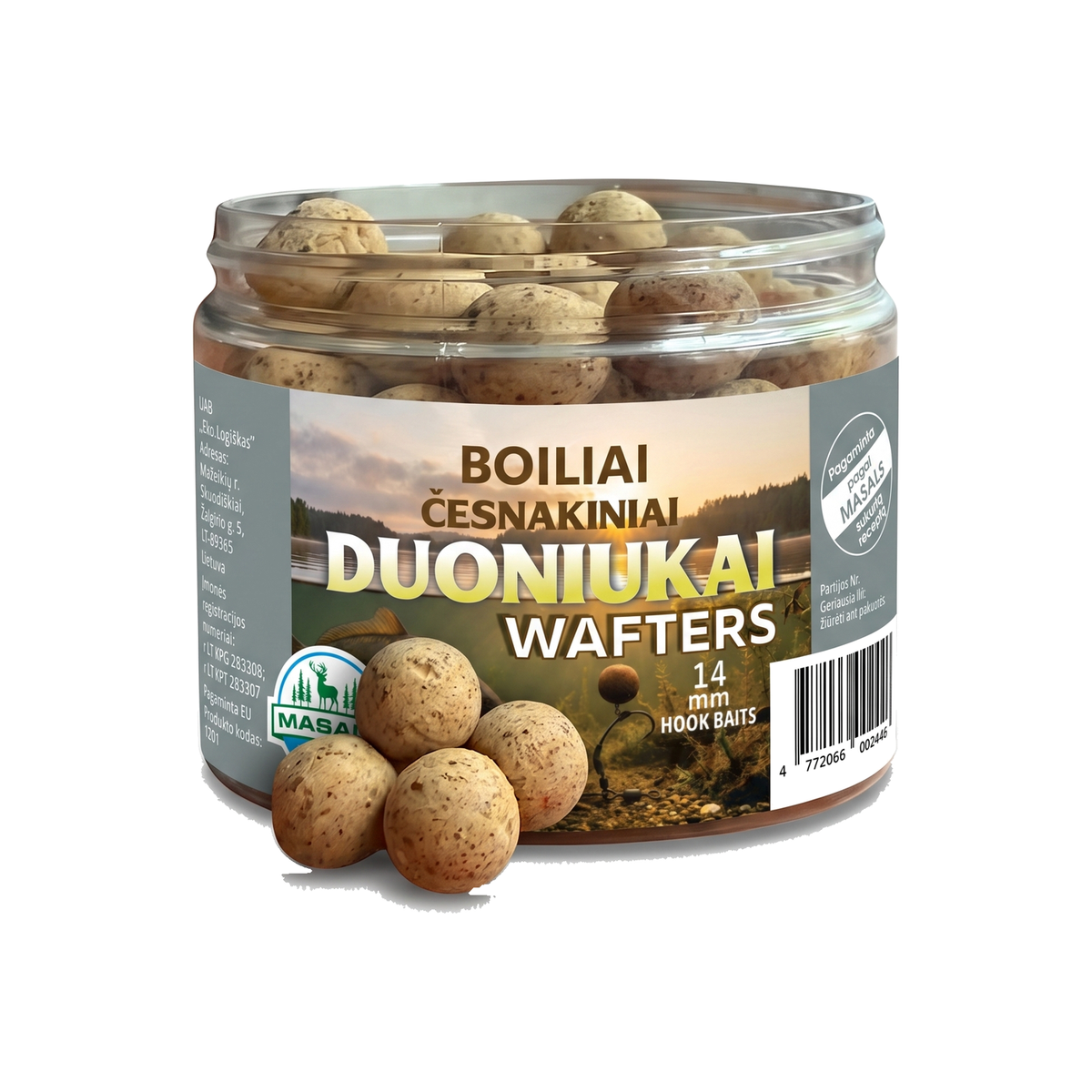 Masals Wafters - česnakiniai duoniukai, 14mm