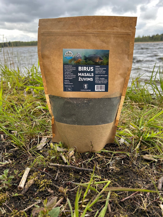 Tamsus birus masalas žuvims, 1 kg
