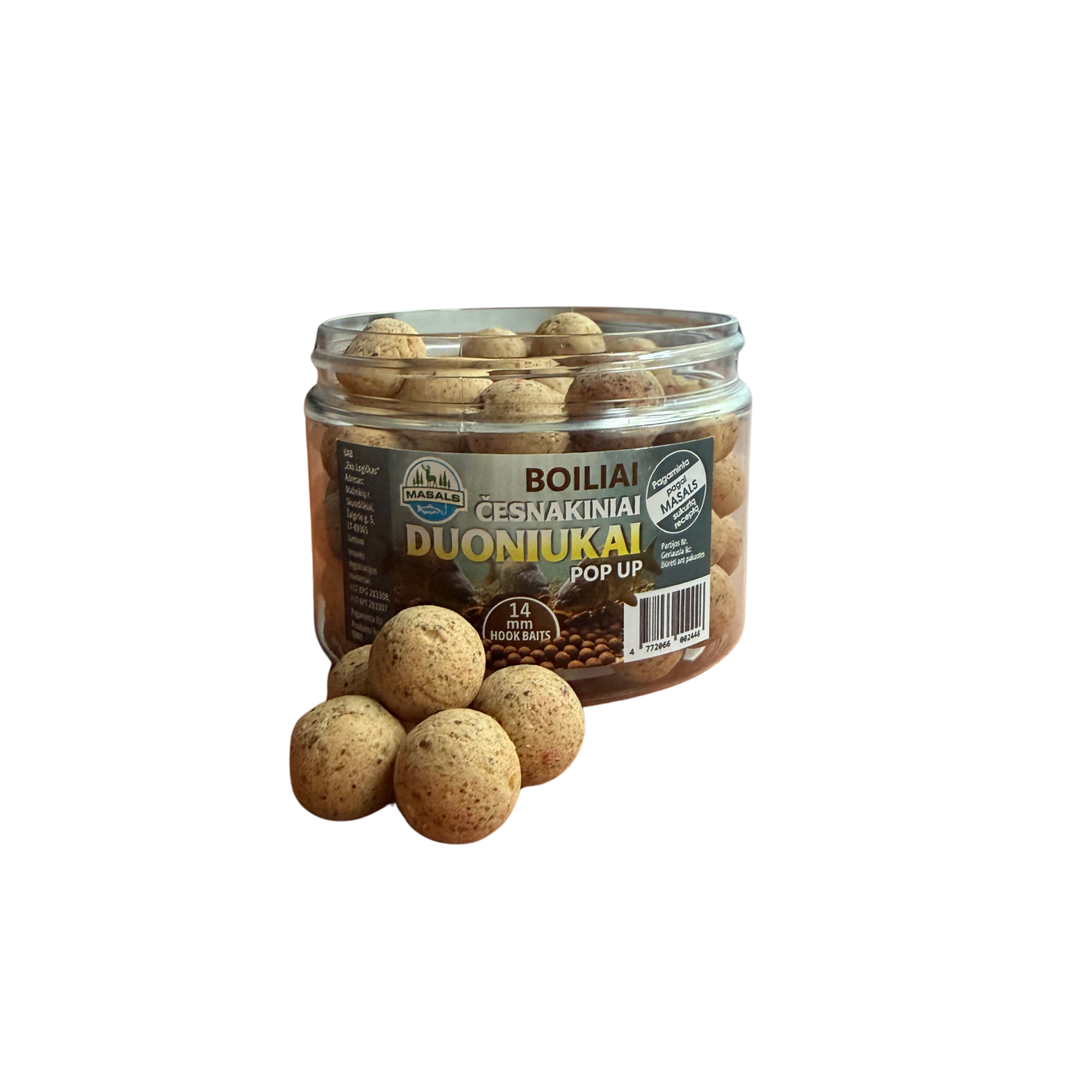 Boiliai POP UP 14 mm/80 g. - česnakiniai duoniukai