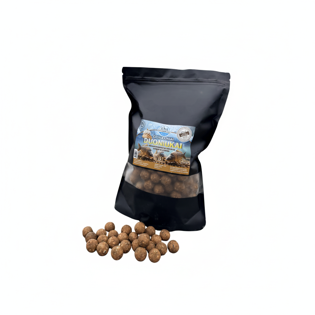 Masals boiliai „Česnakiniai duoniukai“, 18 mm, 1 kg