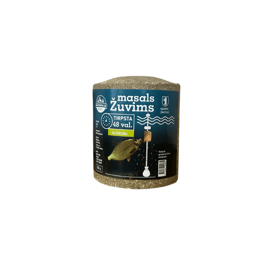 Masals žuvims su česnaku – natūralus 48 val. tirpstantis jaukas, 550g