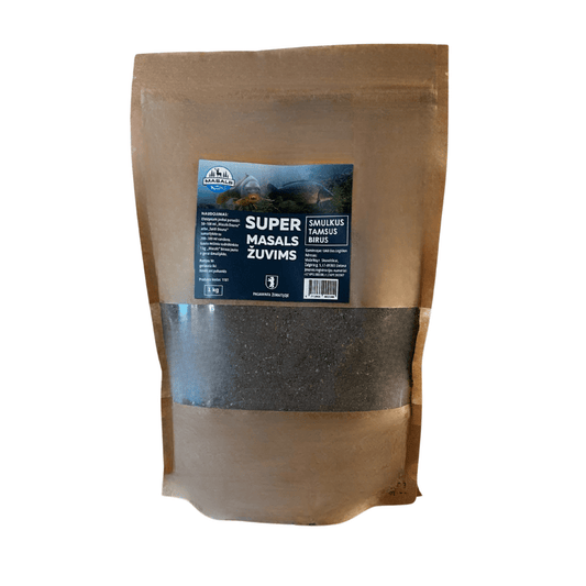 Smulkus tamsus birus jaukas žuvims, 1 kg