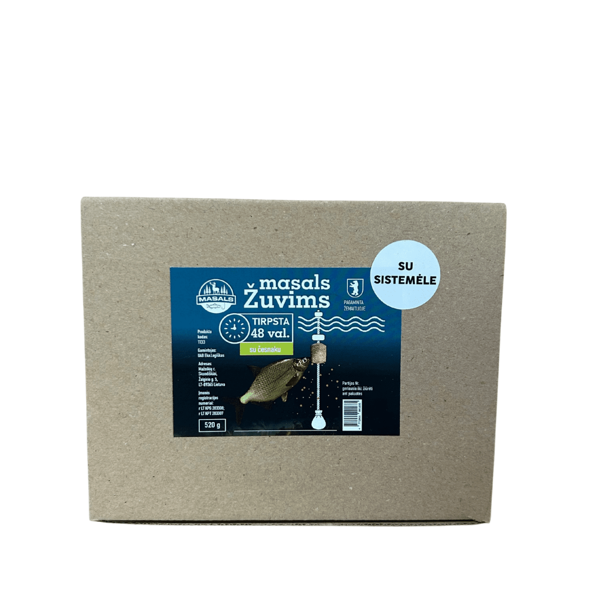 Masals žuvims su česnaku + sistemėlė – pilnas viliojimo rinkinys