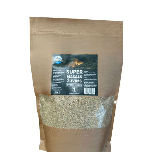 Šviesus birus jaukas žuvims, 1 kg