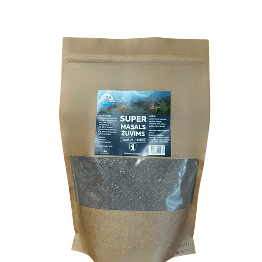 Tamsus birus masalas žuvims, 1 kg