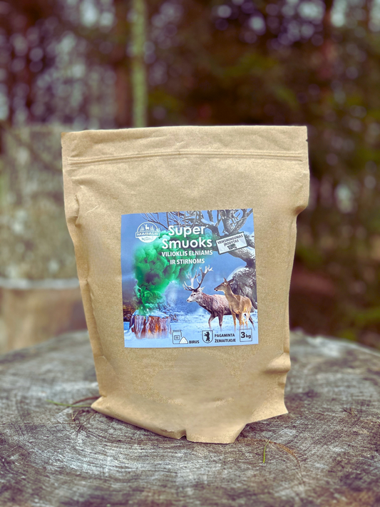 🎁 Vilioklis elniams ir stirnoms – SuperSmuoks, 3kg (100% off)