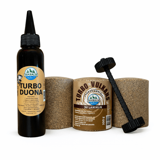 Turbo jaukų komplektas žvejybai