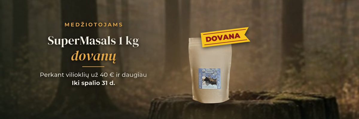 SuperMasals 1 kg dovanų perkant vilioklių už 40 € ir daugiau