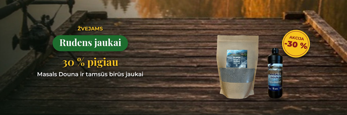 Rudens jaukai žvejams 30 % pigiau