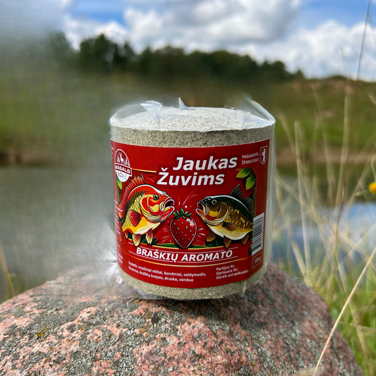 Masals žuvims - braškių aromato, 500 g