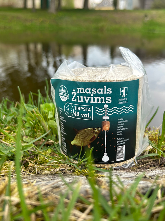 Masals žuvims - natūralus 48 val. tirpstantis jaukas, 550g