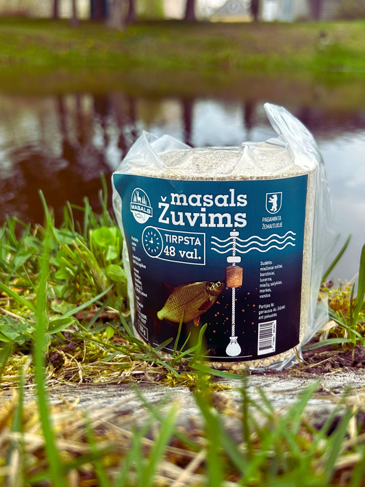 Masals žuvims - natūralus 48 val. tirpstantis jaukas, 550g
