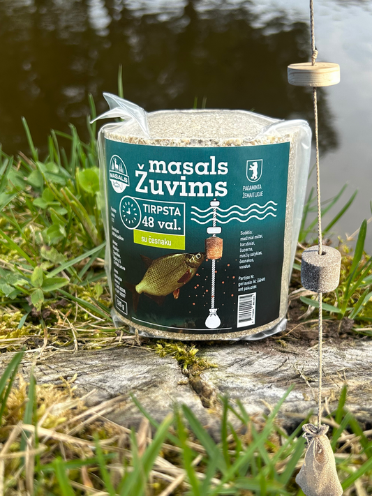 Masals žuvims su česnaku + sistemėlė – pilnas viliojimo rinkinys
