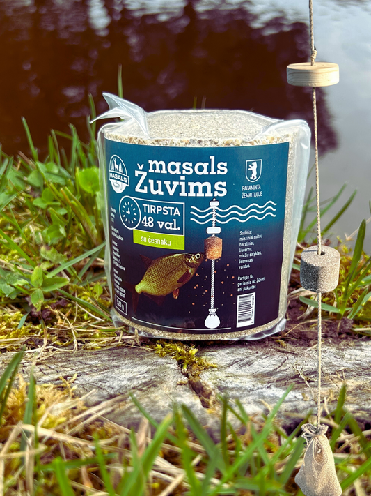 Masals žuvims su česnaku + sistemėlė – pilnas viliojimo rinkinys