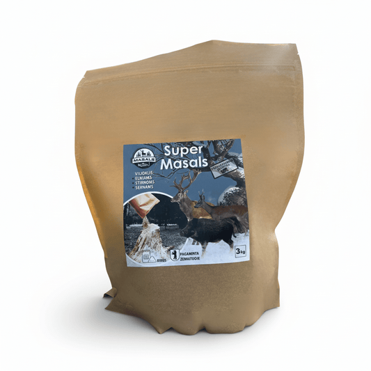 Vilioklis šernams, elniams, stirnoms - SuperMasals, 3 kg.